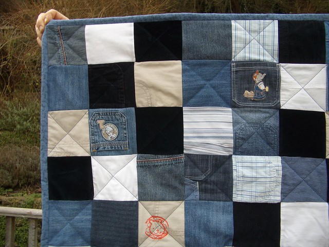Baby Clothes Patchwork Quilt