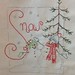 Snow Embroidery Block