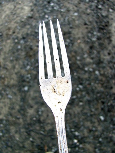 Flattened Fork Pendant