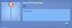 How Far Road Sign.