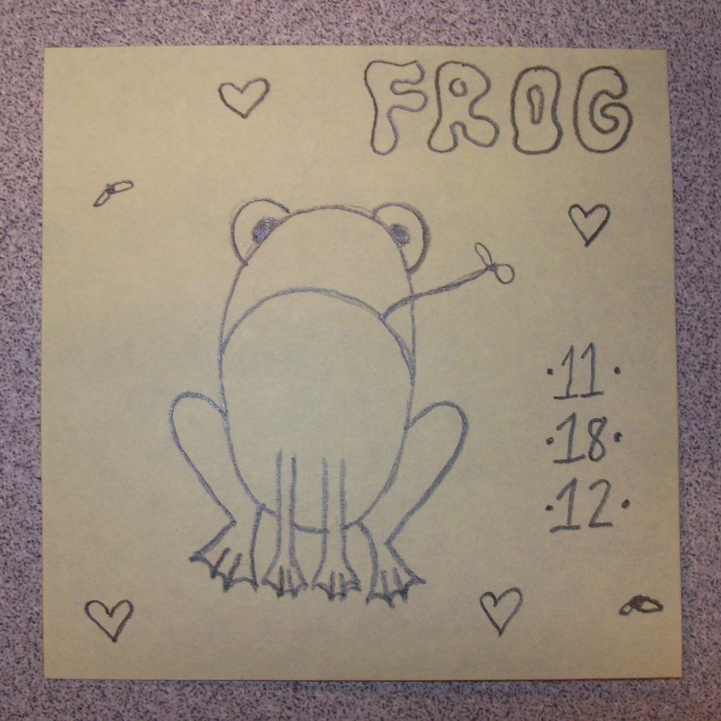 Post-It sketch, day 18