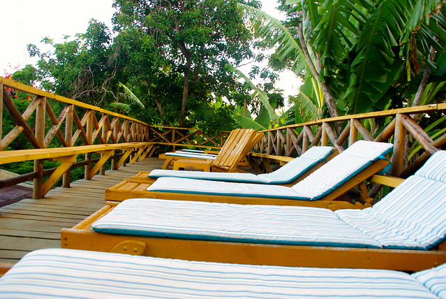 lounge chairs at hotel manavai