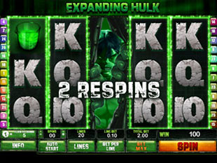 free The Incredible Hulk 50 Lines slot Expanding Hulk