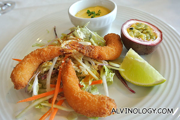 Shrimps salad for appertiser 