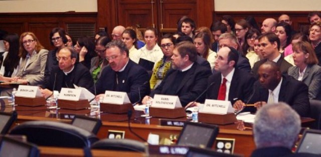 No Women, Religious Leaders discussing contraception