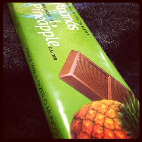 Pineapple chocolate from Portugal