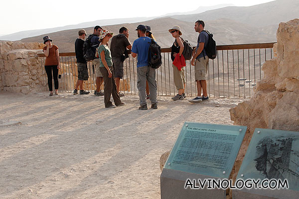 The Breaching Point where the Jewish soldiers knew they lost the battle during the Siege of Masada