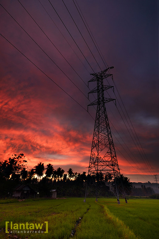 Powerline Sunset 2