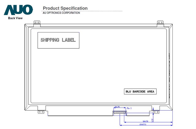 ThinkPad T430u LCD specification_7
