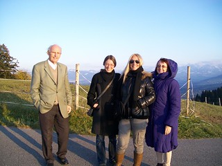 With Vassula, Hildegard, translatress Judith and driver Heinrich on the mountains above Bregenz