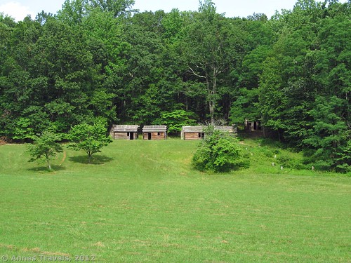 The hill up to the soldiers' huts at Jockey Hollow, Morristown National Historic Park, New Jersey