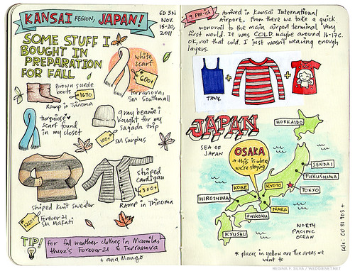 Wedgienet: Japan illustrated travel journal