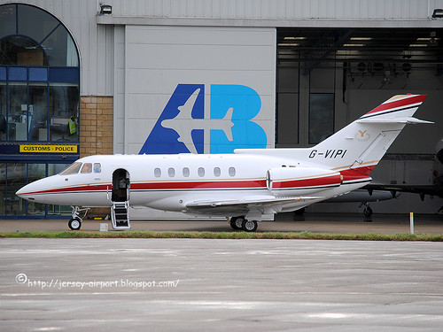 G-VIPI British Aerospace BAe 125-800B by Jersey Airport Photography
