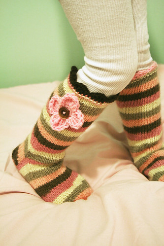 Candy colour socks