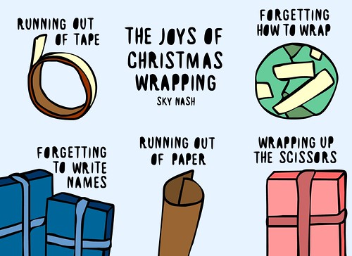 The joys of christmas wrapping