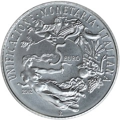 Italy 150 YEars of Lira reverse