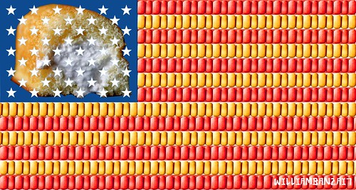 TWINKIE AMERICAN FLAG by Colonel Flick