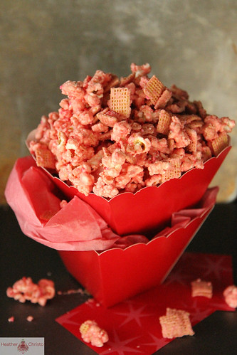 Candy Cane Chex Mix
