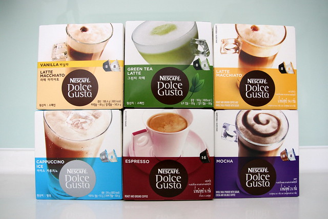 So many flavours - not just coffee but tea too!