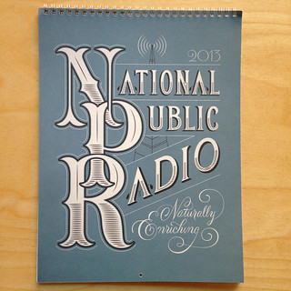 2013 NPR calendar