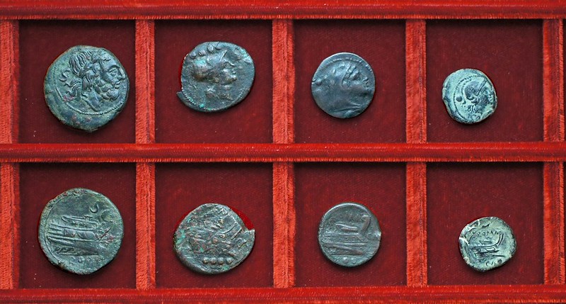 RRC 100 CA Canusium bronzes, Ahala collection, coins of the Roman Republic