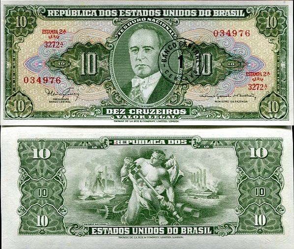 1 Centavo Brazília 1966-67, Pick 183