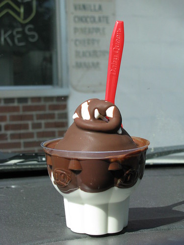 Dipped cone (in a cup)