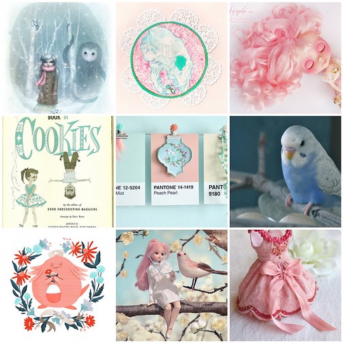 Friday Funspiration: pretty pink and blue