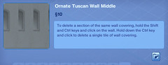 Ornate Tuscan Wall Middle