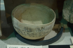 Pottery Bowl Inscribed in Hieratic