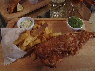 Fish and Chips, London - November, 2012