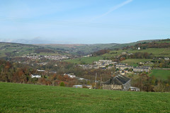 Luddendenfoot, Kershaw, Oats Royd Mills and Ovenden Moor, from Sowerby
