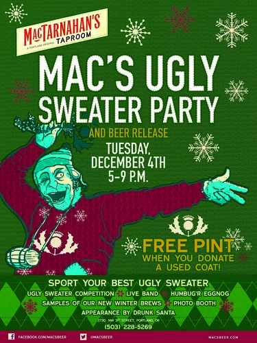 Mac's Ugly Sweater Party @ MacTarnahans