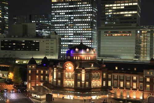 New Old Tokyo Station Night View (test ISO20000)