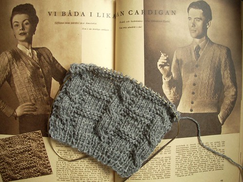 Vintage knitting by Asplund