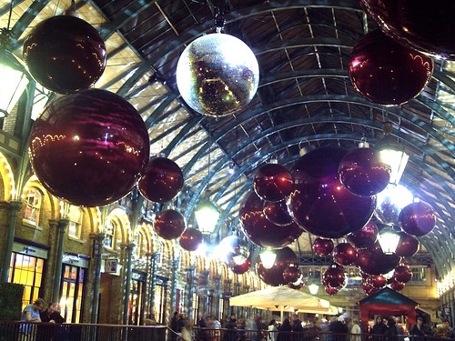 Big Baubles are back at Covent Garden, Xmas 2012
