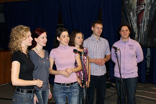 Trnva youth fill the hall with song