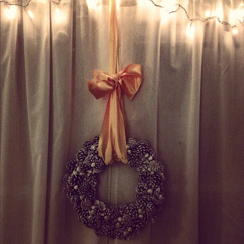 I hung a wreath or two...