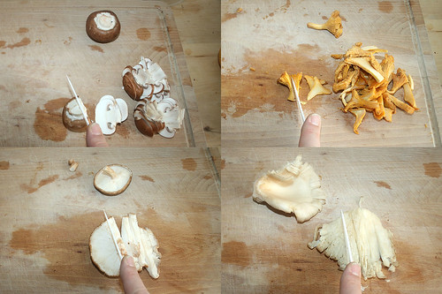 16 - Pilze schneiden / Cut mushrooms