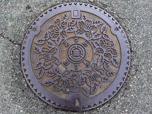 Misumi town Yamaguchi pref, manhole cover （山口県三隅町のマンホール）