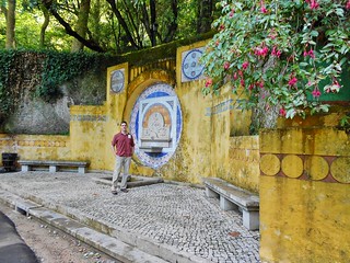 Sintra Fountain with Mosaic