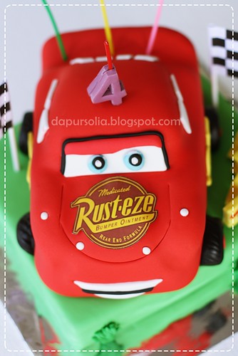Cars Birthday Cake for Rafa