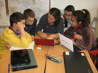 Grups base analitzant el treball de camp