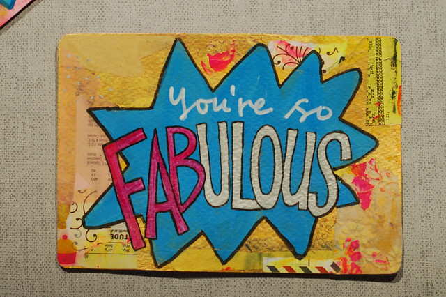 Postcard: You're so Fabulous  by @iHanna .- made for the #Diypostcardswap