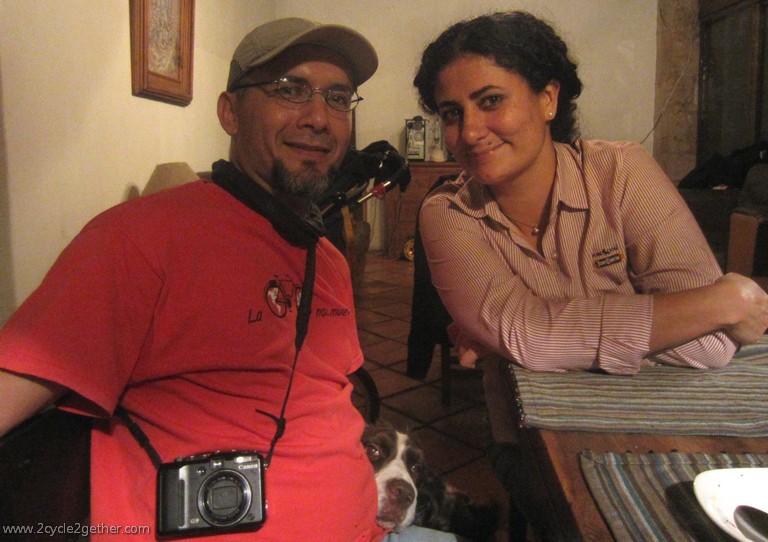 Bernardo & Margarita (of Casa Ciclista), Dinner in Guadalajara at Marina's House