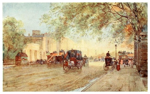 023-Hyde Park Corner- The scenery of London- 1905-Herbert Marshall