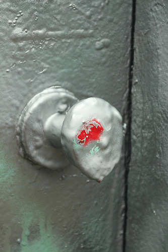 melting doorknob