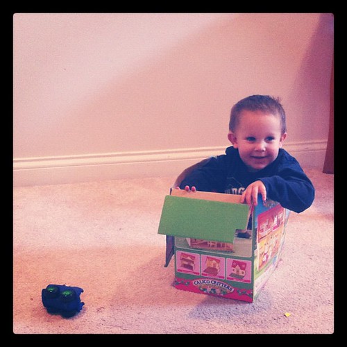 Boy in a box.
