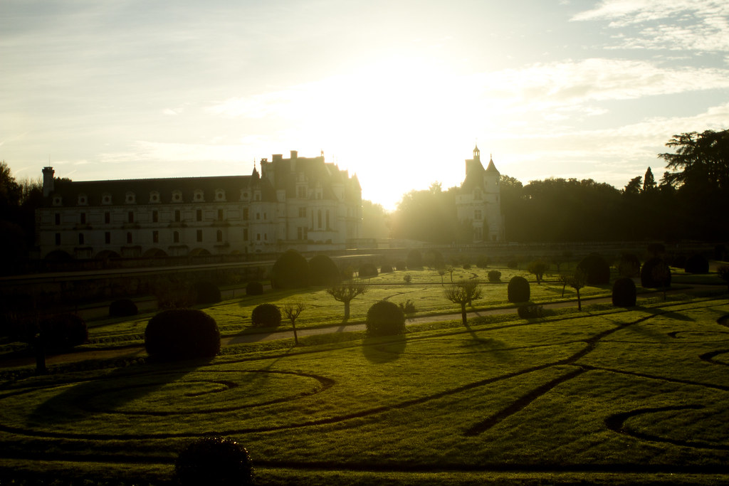 sunset at Chenonceaux 2