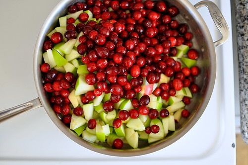 Cranberry-Apple Relish with Ginger and Serrano